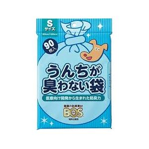 （まとめ）うんちが臭わない袋BOSペット用S90枚【×5セット】 消臭効果抜群 快適な空間を演出する特殊袋 （まとめ）ペット用消臭袋Sサイズ90枚×5セット 送料無料の通販は 5,518円