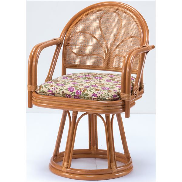 天然籐肘付き回転チェア (イス 椅子) ハイタイプ 高い 自然の風を感じる、贅沢な籐製回転チェア 肘掛け付きで快適な座り心地を提供します 高さがあるので、スタイリッシュな空間にぴったり です 送料無料の通販は 19,858円