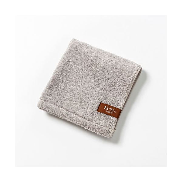 (まとめ) 楠橋紋織 くすばしタオル KuSu organic クスオーガニック ウォッシュタオル 約33cm×34cm グレー(PBP YARNプロジェクト対象) 1-68031-51-GY 【×5セット】 送料無料の通販は 8,610円