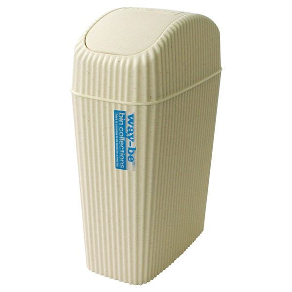 (まとめ) ゴミ箱/ダストボックス 【4L】 スイングタイプ アイボリー 『ウェイビー』 【24個セット】 乳白色 送料無料の通販は 25,444円