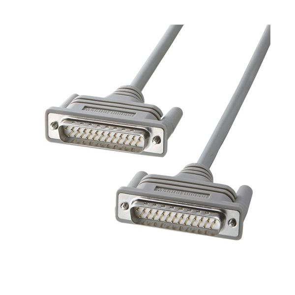 (まとめ) RS-232Cクロスケーブル 配線 D-Sub25オス 1.5m KRS-107K 1本 【×5セット】 送料無料の通販は