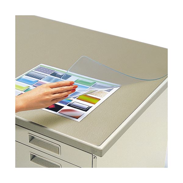 コクヨ デスク (テーブル 机) マット軟質（オレフィン・ツヤ消し）ダブル（下敷付）987×587 グレー マ-806NM 1枚 送料無料の通販は