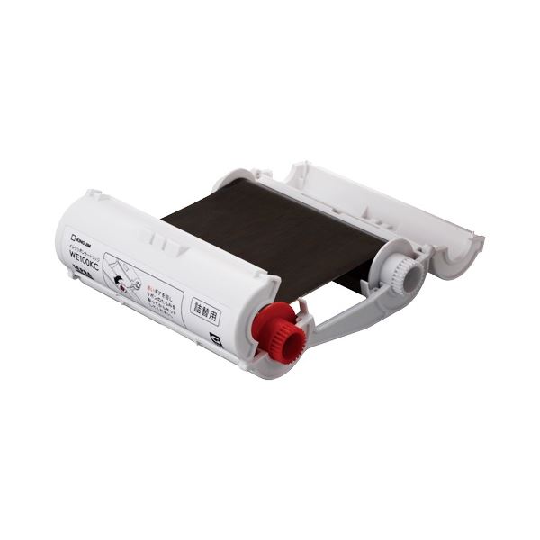 キングジム テプラ Grand 詰替用インクリボンカートリッジ 30m巻 黒 WE100KC 1個 テプラ グランドインクリボンカートリッジ詰替用 - 鮮やかな黒で30メートル巻き プロ仕様のインクリボンカートリッジ1個 送料無料