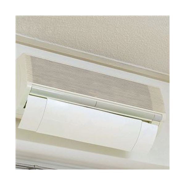 （まとめ）伊勢藤 エアコン風よけカバーホワイト/ホワイト I-478 1個【×5セット】 白 送料無料の通販は