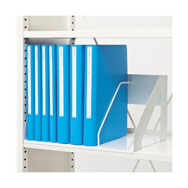 (まとめ) リヒトラブ ブックスタンド 白 A-7345-0 1台 【×5セット】 送料無料の通販は