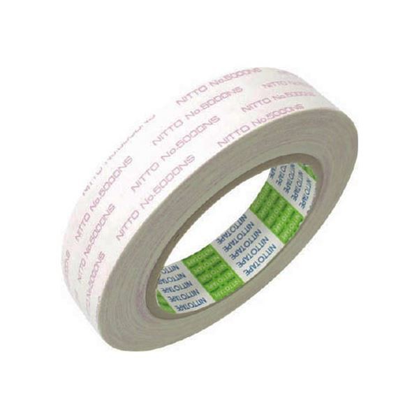 (まとめ) 日東電工 再剥離可能強力両面テープ No.000NS 40mm×20m 5000NS-40 1巻 【×5セット】 送料無料