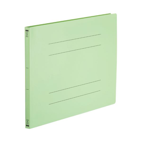 （まとめ）TANOSEE フラットファイル（再生PP）A3ヨコ 150枚収容 背幅18mm グリーン 1パック（5冊）【×5セット】 緑 送料無料の通販は