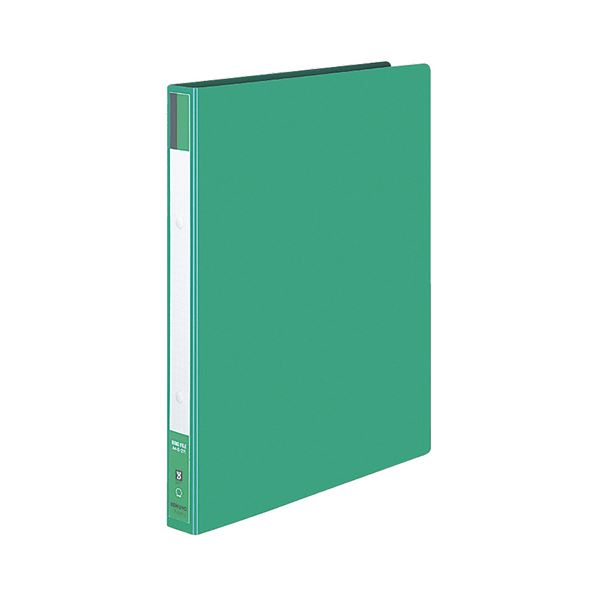 (まとめ) コクヨ リングファイル 色厚板紙表紙 A4タテ 2穴 170枚収容 背幅30mm 緑 フ-420NG 1冊 【×30セット】 送料無料の通販は