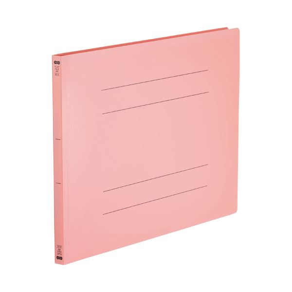 （まとめ）TANOSEE フラットファイル（再生PP）A3ヨコ 150枚収容 背幅18mm ピンク 1パック（5冊）【×5セット】 送料無料の通販は