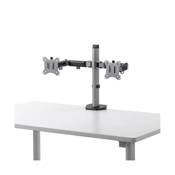 水平液晶モニターアーム 2画面用 CR-LA2002 組立品 デスクトップを最大限に活用 2画面対応の水平多関節液晶モニターアームで快適な作業環境を実現 送料無料の通販は 14,360円