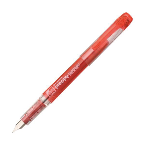 (まとめ) プラチナ 万年筆 プレピー 細字レッド（セリースパック入） PSQ-300 #11-2 1本 【×50セット】 赤 送料無料の通販は