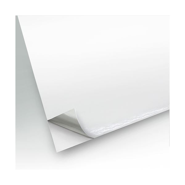 まとめ）ライオン事務器 カッティングシート A410m巻 白 DC8-210