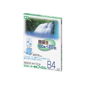 アスカ ラミネーター専用フィルム B4 100μ BH210 1セット(600枚：120枚×5パック) 送料無料
