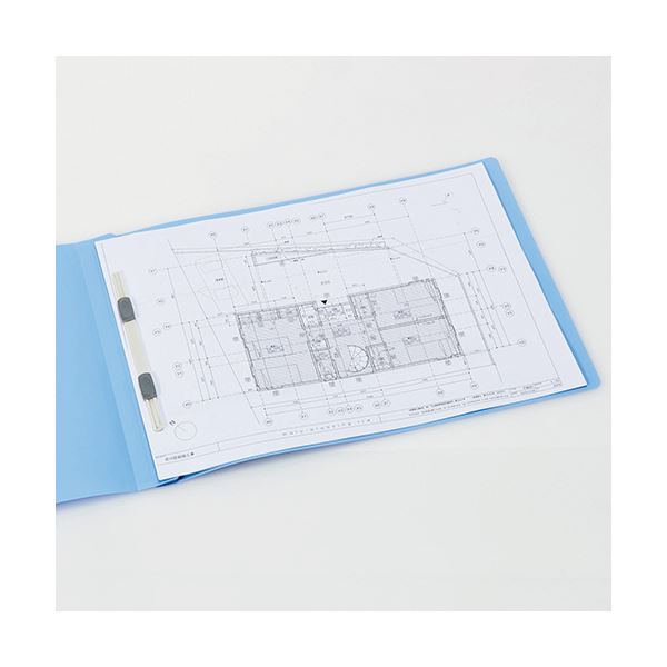 （まとめ）TANOSEE フラットファイル（再生PP）A3ヨコ 150枚収容 背幅18mm クリア 1パック（5冊）【×5セット】 送料無料の通販は
