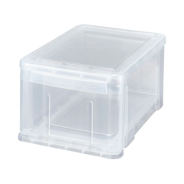 （まとめ）天馬 プレクシーケース S クリア 1個【×5セット】 スタッキング可能な引き出しケース 収納力抜群のクリアケースが5個セットでお得に 天馬のプレクシーケースSがあなたの整理整頓をサポートします 送料無料