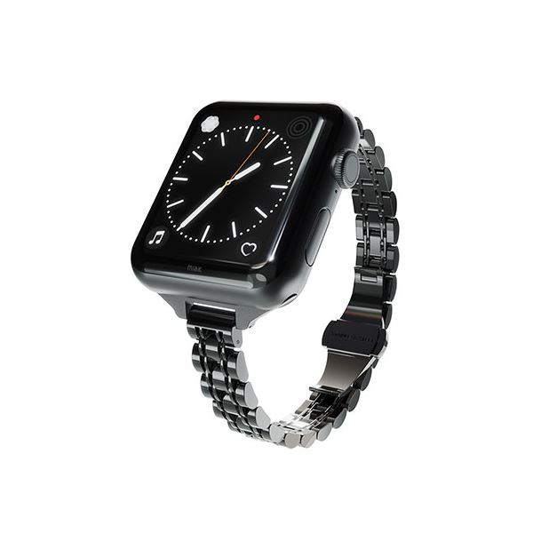 miak JUBILEE METAL BAND for Apple Watch 45/44/42mm ブラック SJEMA-W4244BK 黒 送料無料の通販は 5,042円