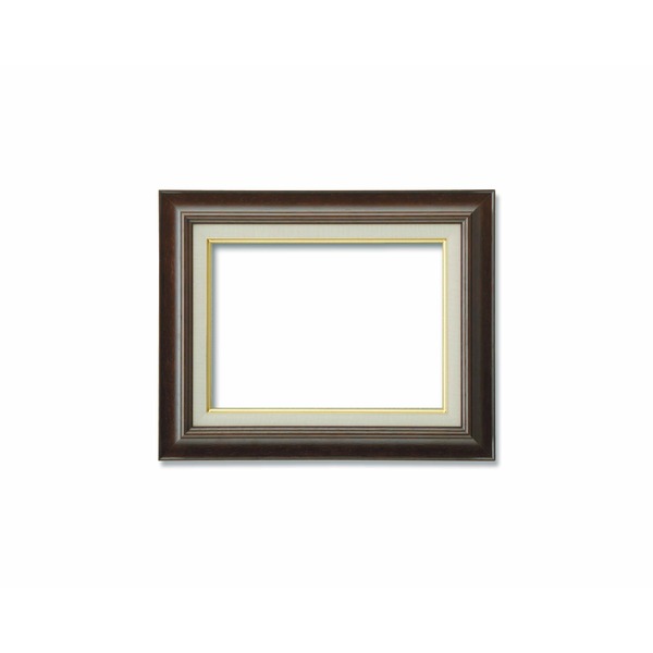 〔 油額 〕 油絵額 キャンバス額 木製油絵額 茶色油絵額 M6号 410×242mm ブラウン 額 額縁 フレーム 茶 多用途でシンプルなデザインの木製額縁 油絵やキャンバスに最適 ブラウンカラーのM6号（410×242mm）サイズ 茶 送料無料の通販は