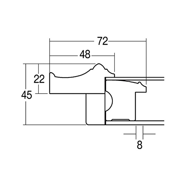 〔 油額 〕 油絵額 キャンバス額 木製油絵額 茶色油絵額 M6号 410×242mm ブラウン 額 額縁 フレーム 茶 多用途でシンプルなデザインの木製額縁 油絵やキャンバスに最適 ブラウンカラーのM6号（410×242mm）サイズ 茶 送料無料の通販は