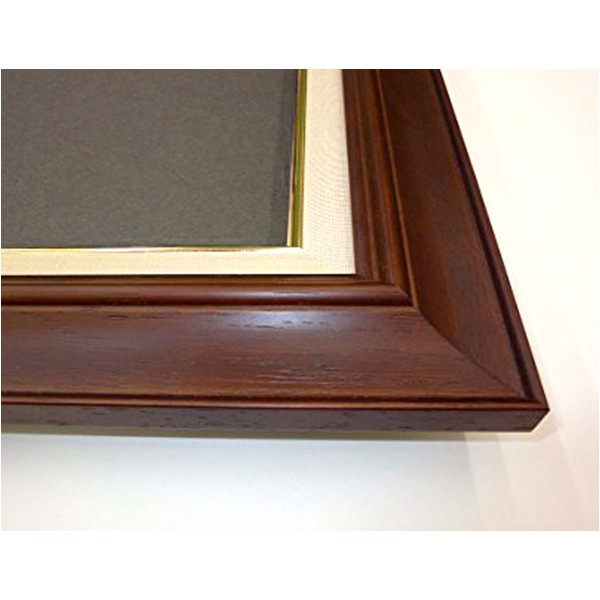 〔 油額 〕 油絵額 キャンバス額 木製油絵額 茶色油絵額 M6号 410×242mm ブラウン 額 額縁 フレーム 茶 多用途でシンプルなデザインの木製額縁 油絵やキャンバスに最適 ブラウンカラーのM6号（410×242mm）サイズ 茶 送料無料の通販は