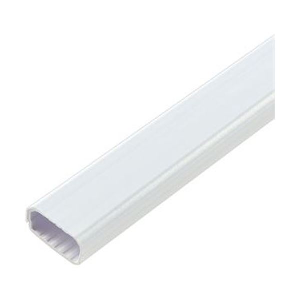 （まとめ） 切れるモール 2号 1m テープ付 ホワイト MH-CT21H（W）1本【×50セット】 白 送料無料の通販は