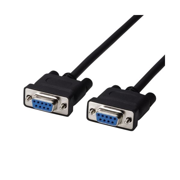 (まとめ) 環境対応RS-232Cケーブル 配線 (リバース) D-Sub9pinメス 3.0m C232R-ECO930 1本 【×10セット】 送料無料