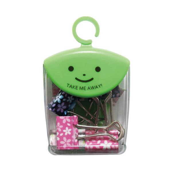 （まとめ）ミツヤ ツレテッテ ダブルクリップ口幅19mm 桜 TM-71-SK 1セット(40個：8個×5ケース)【×3セット】 送料無料の通販は