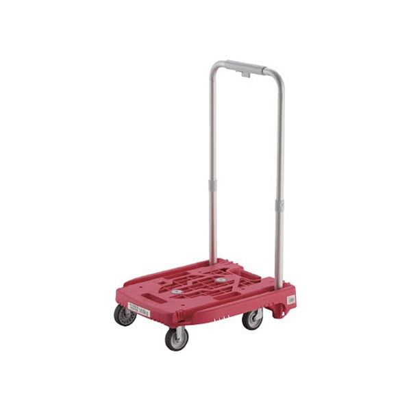 TRUSCO アイドルキャリー weego 省音G車輪 ピンク ストッパー付 WP-2G-P-JS 1台 完成品 送料無料の通販は