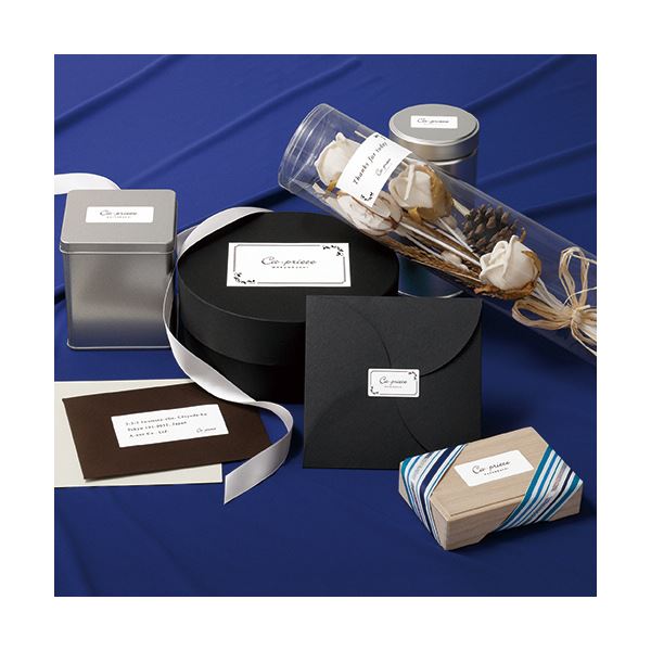 （まとめ）エーワン ラベルシール[プリンタ兼用]ハイグレードタイプ マット紙・ホワイト A4 44面 48.3mm×25.4mm 四辺余白付 752441冊(20シート) 【×5セット】 白 送料無料