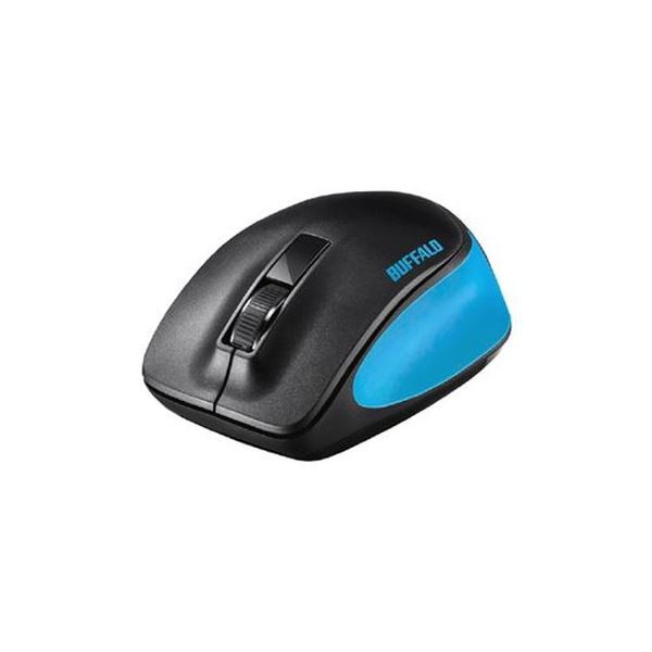 （まとめ）BUFFALO PremiumFit無線マウス ブルーBSMBW300MBL【×3セット】 青 送料無料の通販は