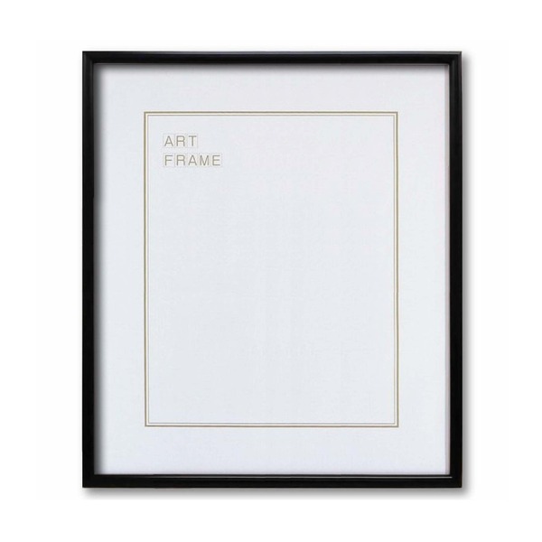 木製額 〕 デッサン額 大全紙サイズ 727×545mm ブラック 温かみのある木製