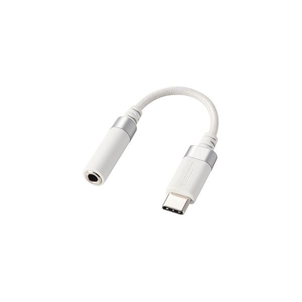 【5個セット】 Type-C-4極φ3.5mmステレオミニプラグ変換ケーブル 配線 /高耐久/ハイレゾ/DAC搭載/ホワイト AD-C35SDWHX5 白 送料無料の通販は 17,128円