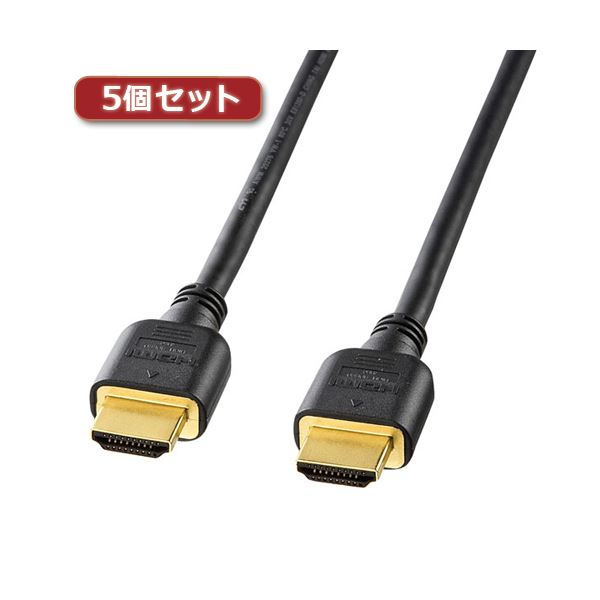 〔5個セット〕 サンワサプライ イーサネット対応ハイスピードHDMIミニケーブル KM-HD22-10KX5 : サンワサプライ イーサネット対応ハイスピードHDMIミニ