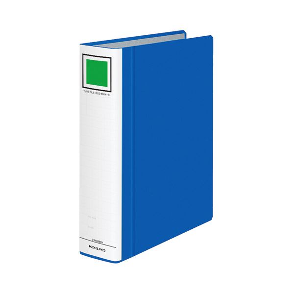 コクヨ チューブファイル（エコツインR）（間伐材使用）両開き A4タテ 600枚収容 60mmとじ 背幅75mm 青 フ-RTK660NB 1セット（10冊） 送料無料の通販は 14,783円