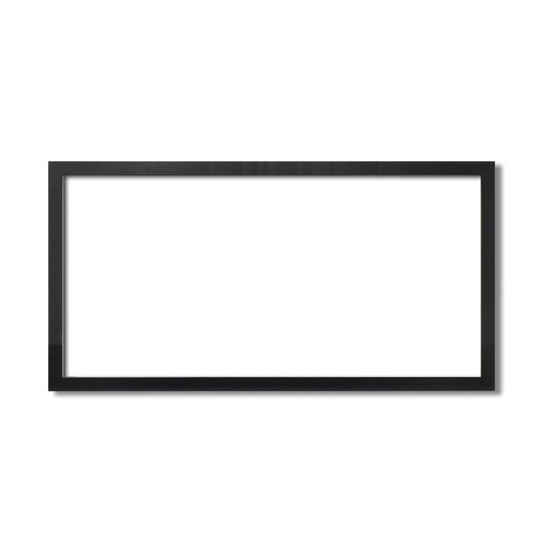 〔 長方形額 〕 横長額 700×350mm 黒 厚みのある作品整理 収納 可納 厚み19mmまで 縦横兼用 額 額縁 フレーム 多用途木製フレーム 縦横自在、作品収納もOK 厚み19mmまで対応 700×350mmの黒長方形フレーム 送料無料の通販は