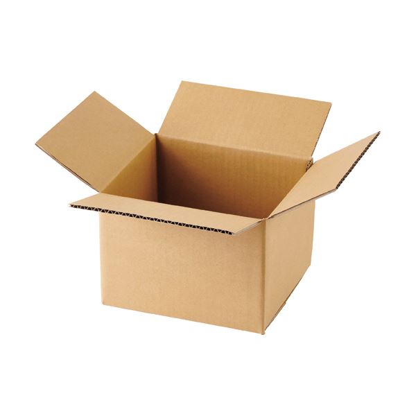 （まとめ）TANOSEE 無地ダンボール箱 A5判対応サイズ 高さ160mm 1パック（20枚） 【×5セット】 送料無料の通販は