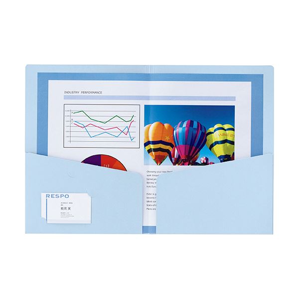 (まとめ) ライオン事務器PPポケットホルダー(エール) A4 グリーン マチ付 PH-42A-G 1パック(4冊) 〔×30セット〕送料込み