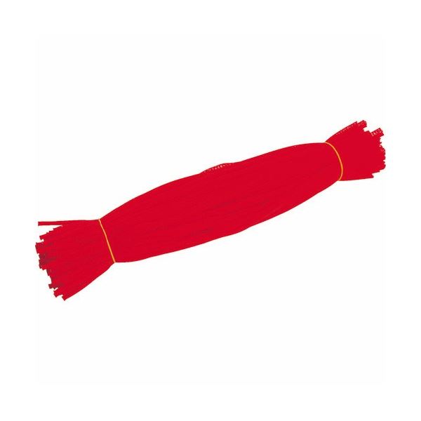 (まとめ) TRUSCO みかんネット 長さ45cm 赤 BESN-100-R 1袋(100本) 【×5セット】 多機能収納ネット 石けんも球根もみかんも、すっきり管理 45cmの長さで使い勝手抜群 赤い色がアクセント 1袋100本×5セット 送料無料の通販は