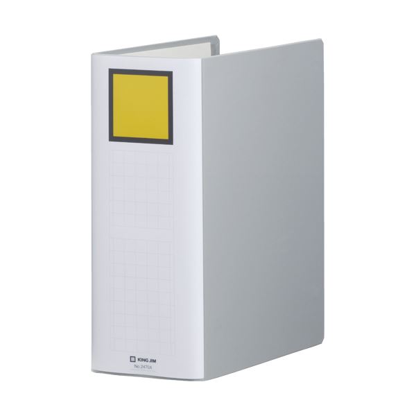 キングジム Sドッチ脱着イージー2470A A4S 100mm グレー 10冊 簡単に