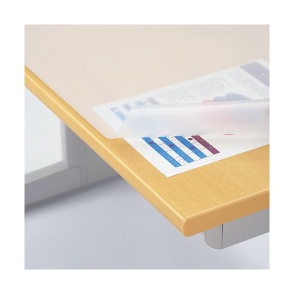 ライオン事務器 デスク (テーブル 机) マット再生オレフィン製 ノングレア仕上 シングル 1090×690×1.5mm No.117-SR 1枚 送料無料の通販は