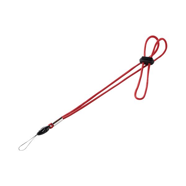 (まとめ) ネックストラップ 細ひも レッド DG-ST15R 1本 【×30セット】 赤 送料無料の通販は 27,976円