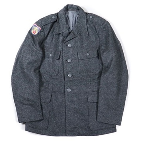 デンマーク軍 放出 ウール ジャケット 110 裏地コットン デッドストック 未使用 ミリタリーウェア ミリタリージャケット 軍モノ