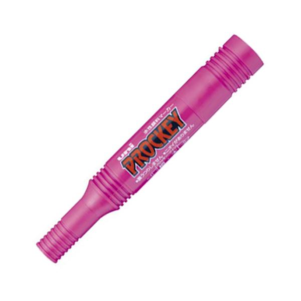 (まとめ) 三菱鉛筆 水性マーカー プロッキー 詰め替えタイプ 太字角芯+細字丸芯 赤紫 PM150TR.11 1本 【×100セット】 送料無料の通販は