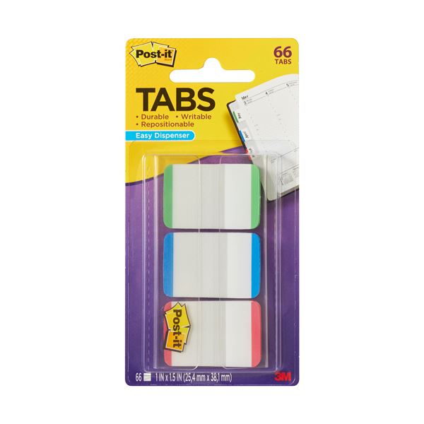 (まとめ) 3M ポスト・イット超丈夫なインデックス 25.4×38.1mm グリーン／ブルー／レッド 686L-GBR 1パック（3冊） 【×10セット】 赤 青 緑 送料無料の通販は 10,421円