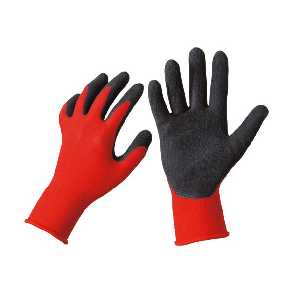 （まとめ）TANOSEE 天然ゴム背抜き手袋 M レッド 1セット（50双：10双×5パック） 【×3セット】 赤 送料無料の通販は 32,608円