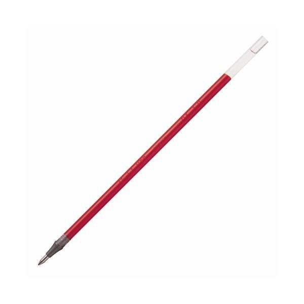 (まとめ) ぺんてる ゲルインクボールペン替芯 0.5mm 赤 ハイブリッド用 XKF5-B 1箱(10本) 【×30セット】