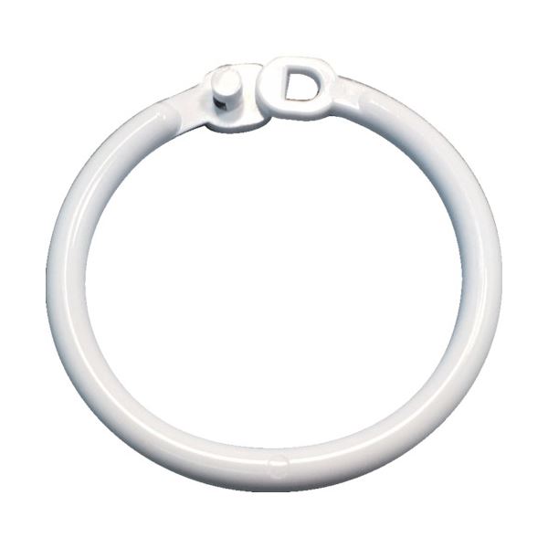 （まとめ） TRUSCO 樹脂製カードリング4.0mm×Φ35mm TKRJ-35 1パック（10個） 【×5セット】 自由自在 カードを抜き差しできる便利なリング 樹脂製カードリング4.0mm×Φ35mm、1パック（10個）×5セット 送料無料の通販は 7,418円