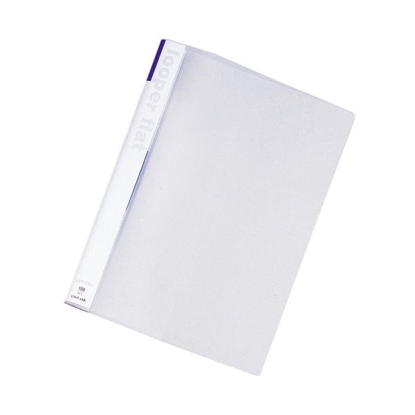 （まとめ）リヒトラブ ルーパーフラット A4タテ2穴 100枚収容 青 F-52-8 1セット(25冊) 【×2セット】 送料無料の通販は 12,791円