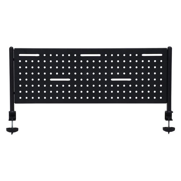 デスク (テーブル 机) パネル 幅80.5×奥行6.5×高さ36.5cm ブラック 組立品 在宅ワーク テレワーク リビング 黒 送料無料の通販は