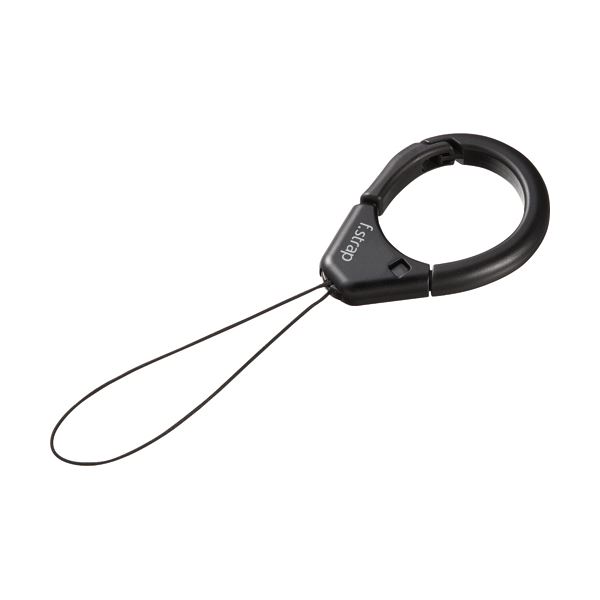 フィンガーストラップ ブラック 【×10セット】 黒 ブラックカラーのフィンガーストラップが10個セットになった、指先を彩るアイテム 指先の自由を楽しむ新感覚グッズ 黒 送料無料