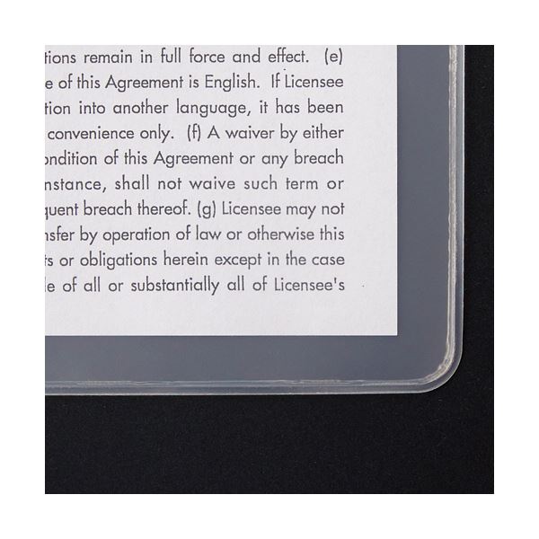 （まとめ）TANOSEE ソフトカードケース A5 半透明（梨地クリア） 再生オレフィン製 1セット（20枚） 【×3セット】 送料無料の通販は